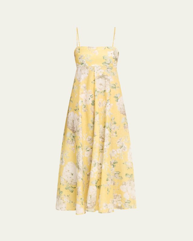 Acacia Floral Midi Dress